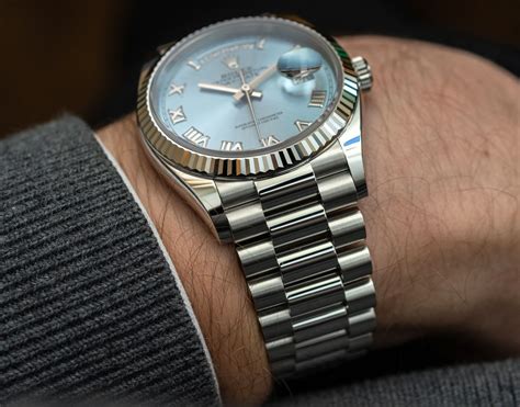 platinum rolex president sant blanc|rolex platinum day date 40.